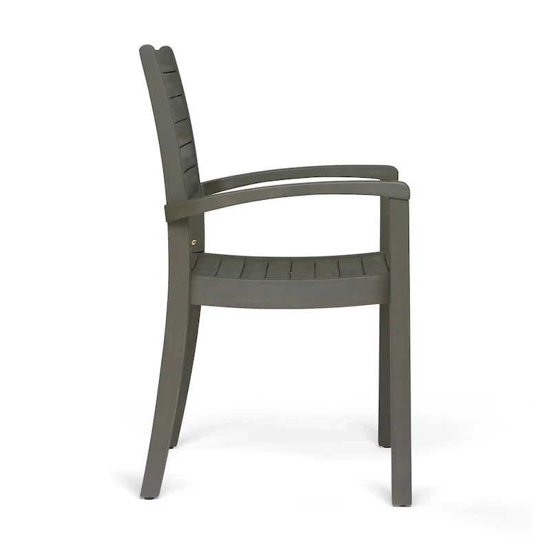 Outdoor Dining Chairs with Stackable Design