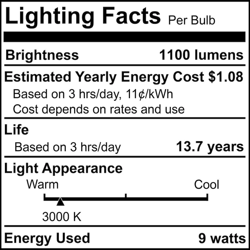 Bulbrite LED Filament Pack of (4) 9 Watt Dimmable A19 Light Bulb with Milky Glass Finish and Medium (E26) Base