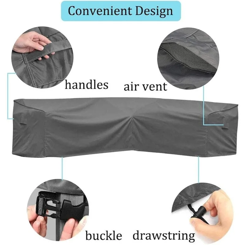 Outdoor Sectional Cover V/L Shaped Sofas Durable & Weather-Resistant
