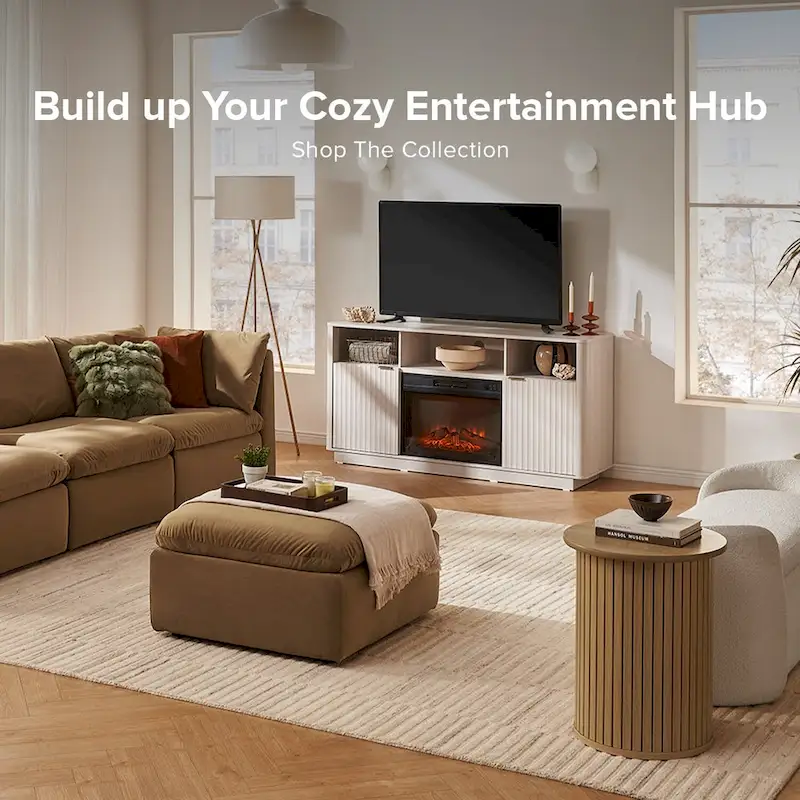 Brooklyn 59 Electric Fireplace TV Stand