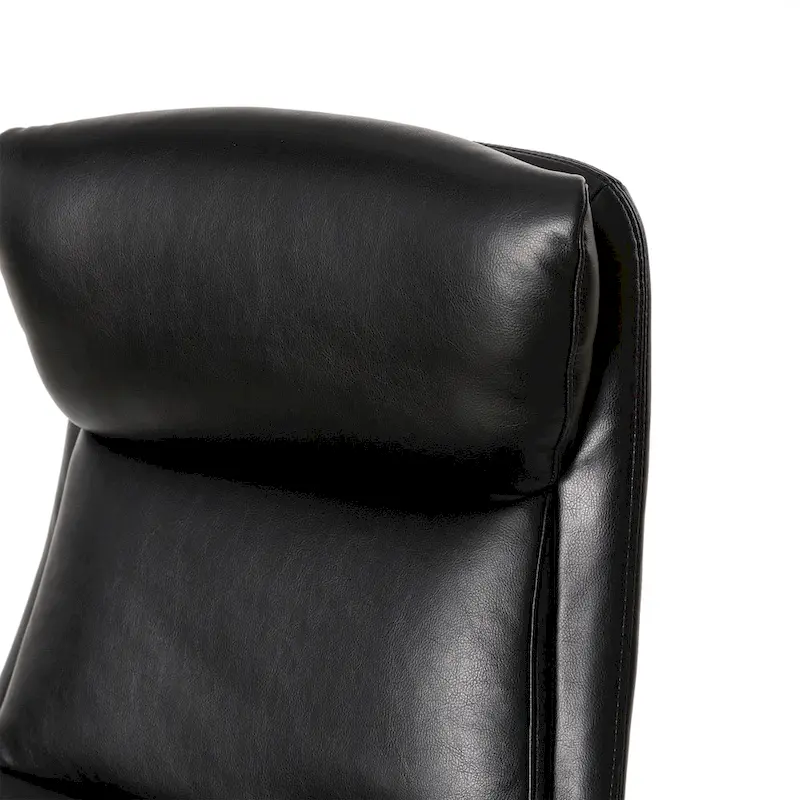 Modern High-Back Leatherette Adjustable Swivel Executive Office Chair by Glitzhome