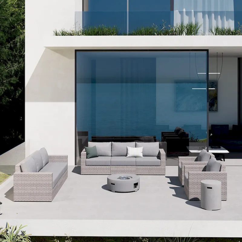 Avalon 10-Piece Fire Seating Set