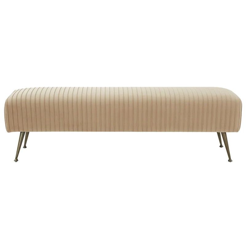 Contemporary Velvet Bench 60