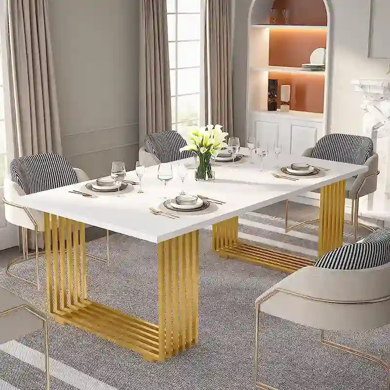 70.9 Modern Home Office Desk, Computer Executive Desk