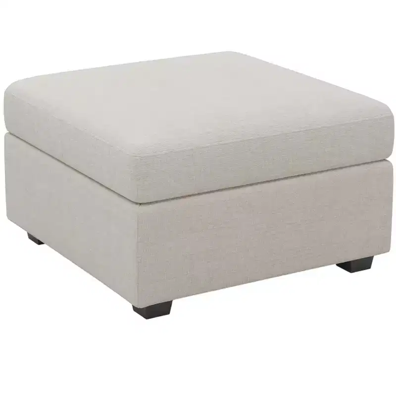 30 and Black Chenille Storage Ottoman