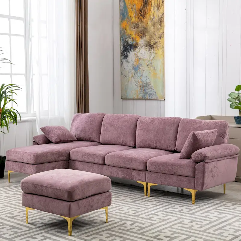 Kata 115  Sectional Sofa with Ottman