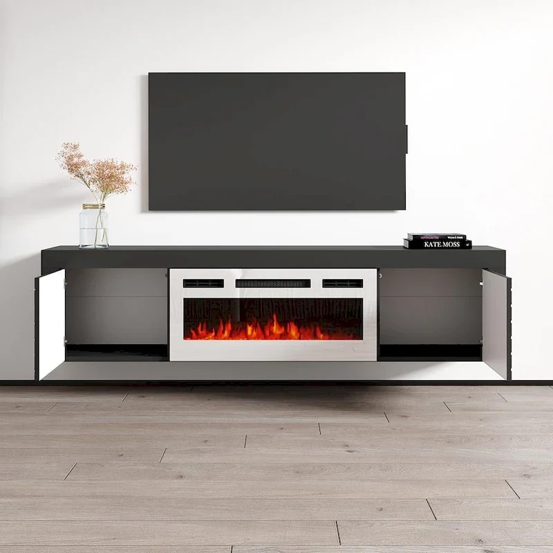 Dia WH-EF Electric Fireplace 71  TV Stand