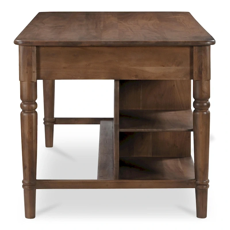 NADAAL STUDIOS Cove, Wooden Kitchen Island with Storage - 72W x40.5D x36.5H