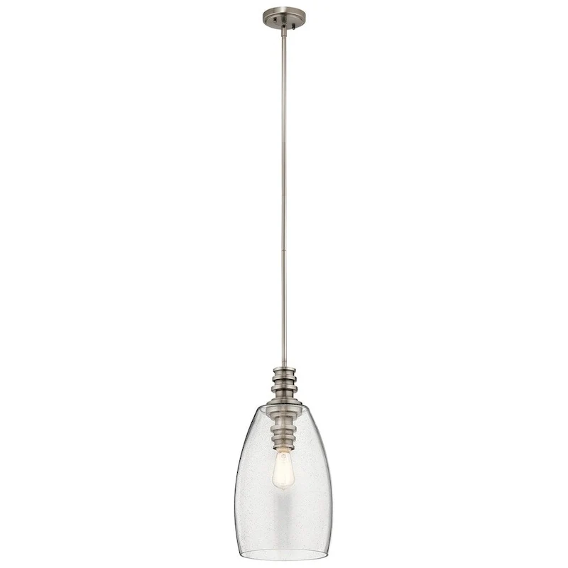 Kichler Lighting Lakum Collection 1-light Pewter Pendant