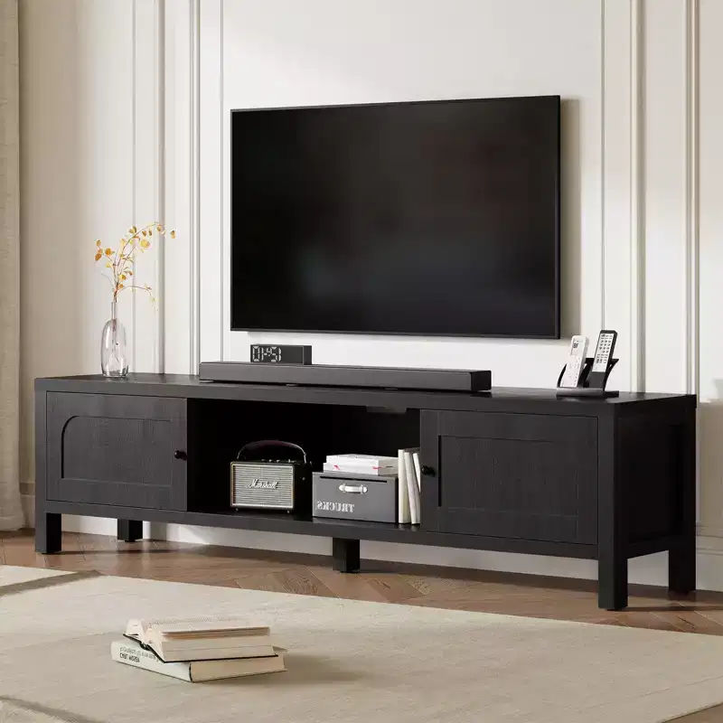 70 Inch Modern TV Stand - Media Console for 65-75 Inch TV with Soft Close Doors
