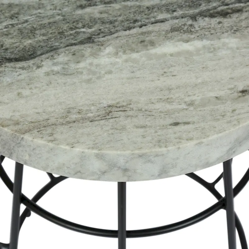 Thick Marble Side Table