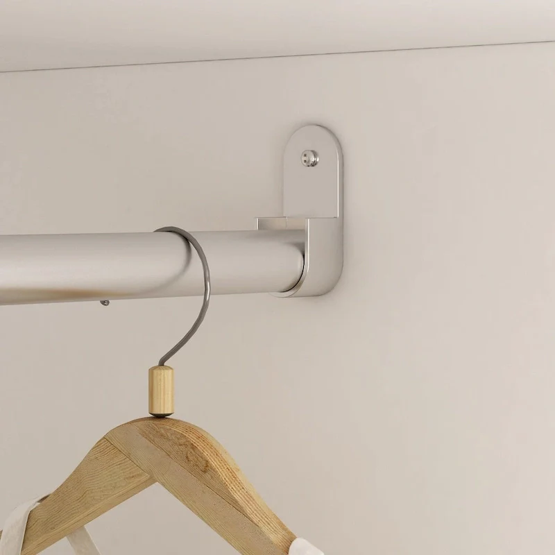 31.5W x 66.9H Wardrobe Armoire Cloest with Drawer In Black,White