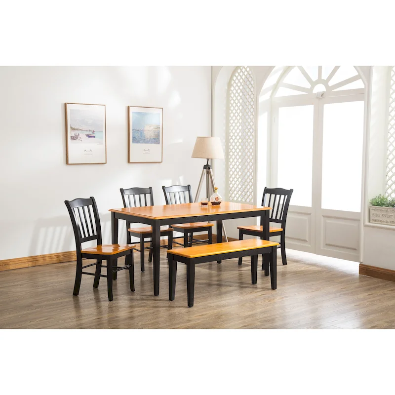 6-piece dining table and chair