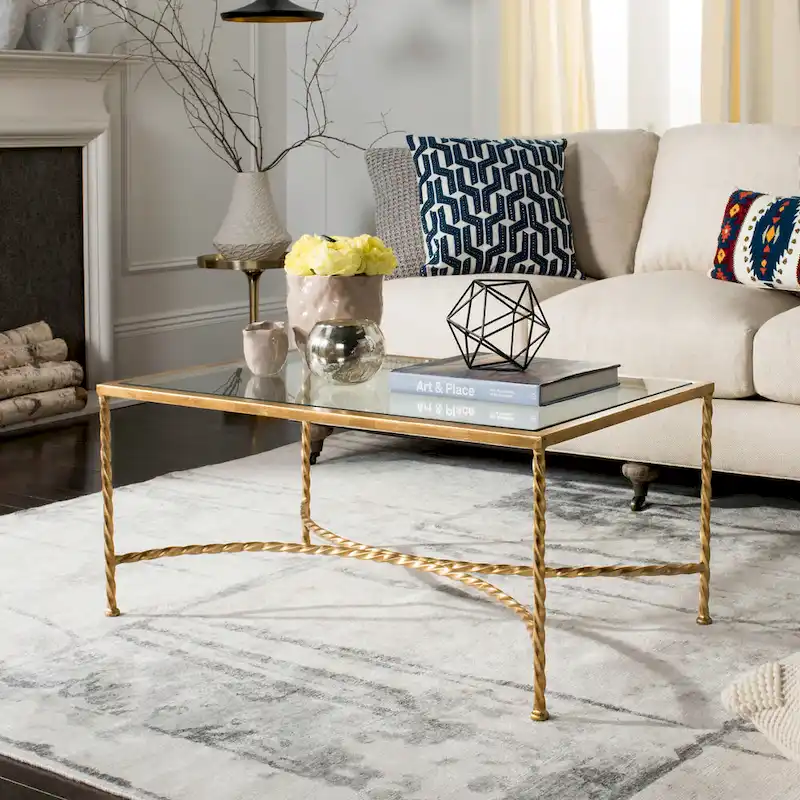 Glass Coffee Table 40W x 24D x 18H