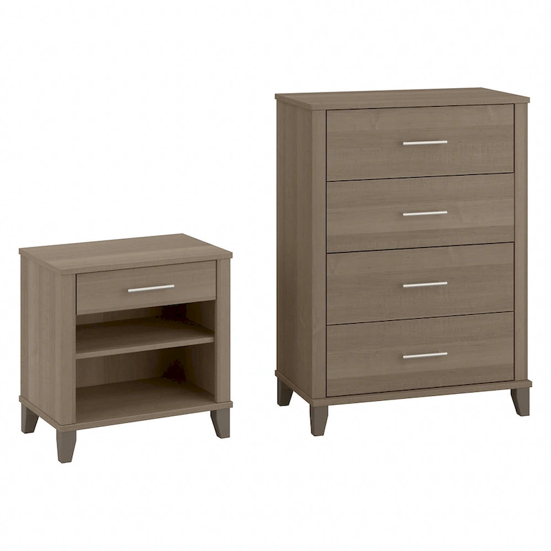 Somerset Chest of Drawers and Nightstand Set by Bush Furniture
