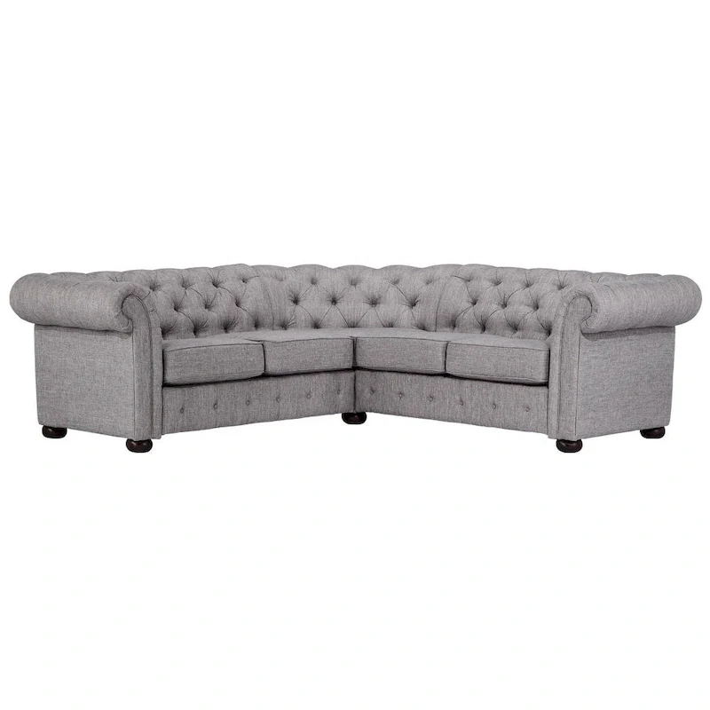 Knightsbridge Scrolled Arm Chesterfield Sectional by iNSPIRE Q Artisan