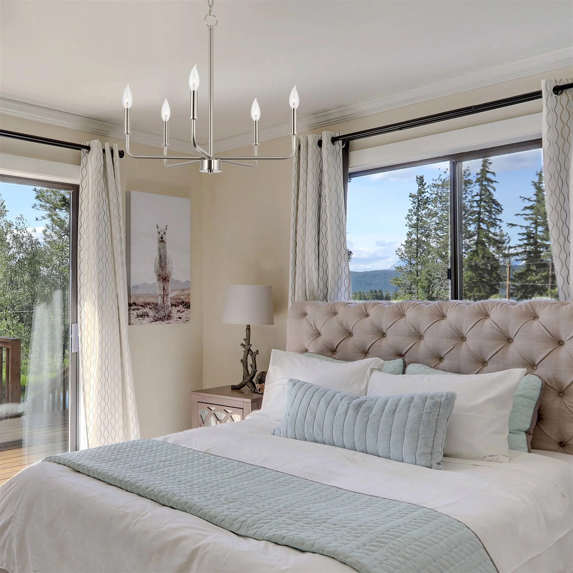 Camille 22 5-Light Modern Chandelier