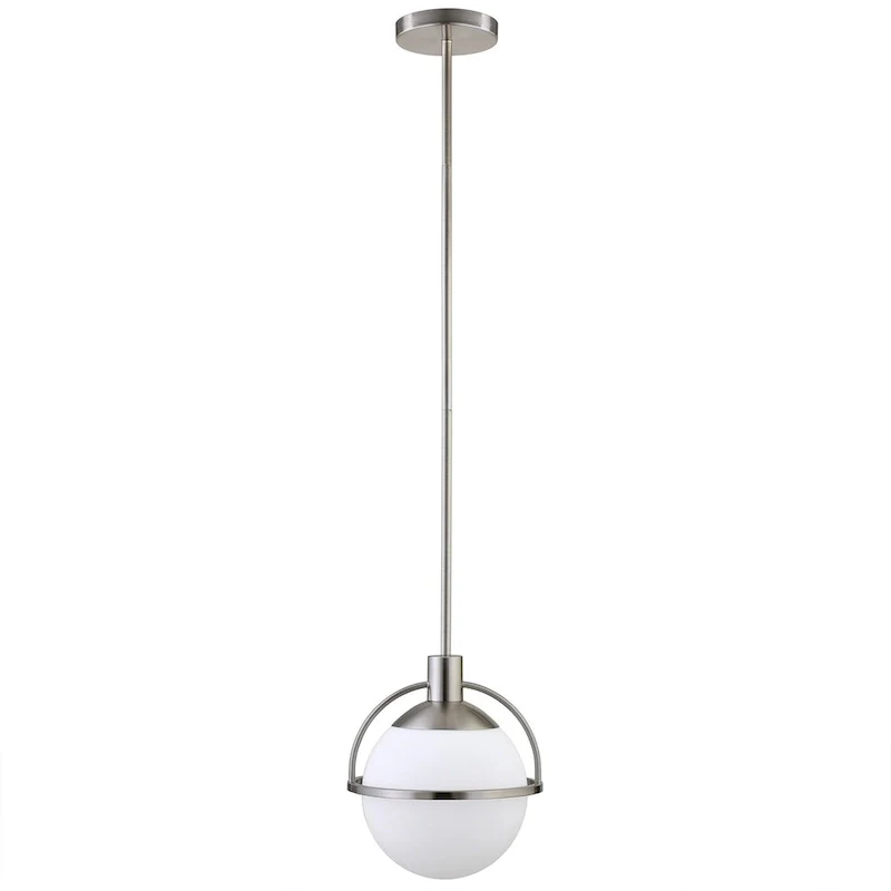 Cieonna 9.38  Wide Pendant with Glass Shade