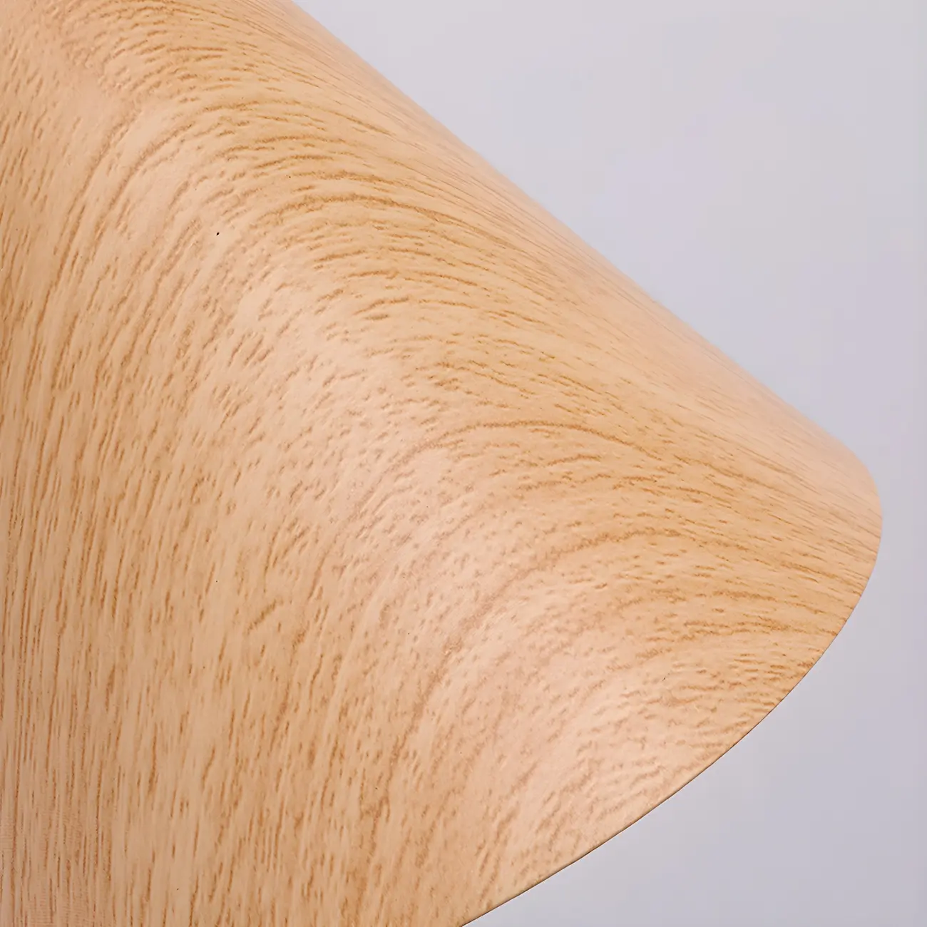 Black Metal Swing Arm Wall Light with Wood Shade