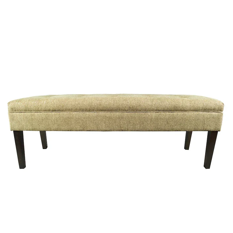 Button Tufted Upholstered Bench - 55 Long - Multiple Colors
