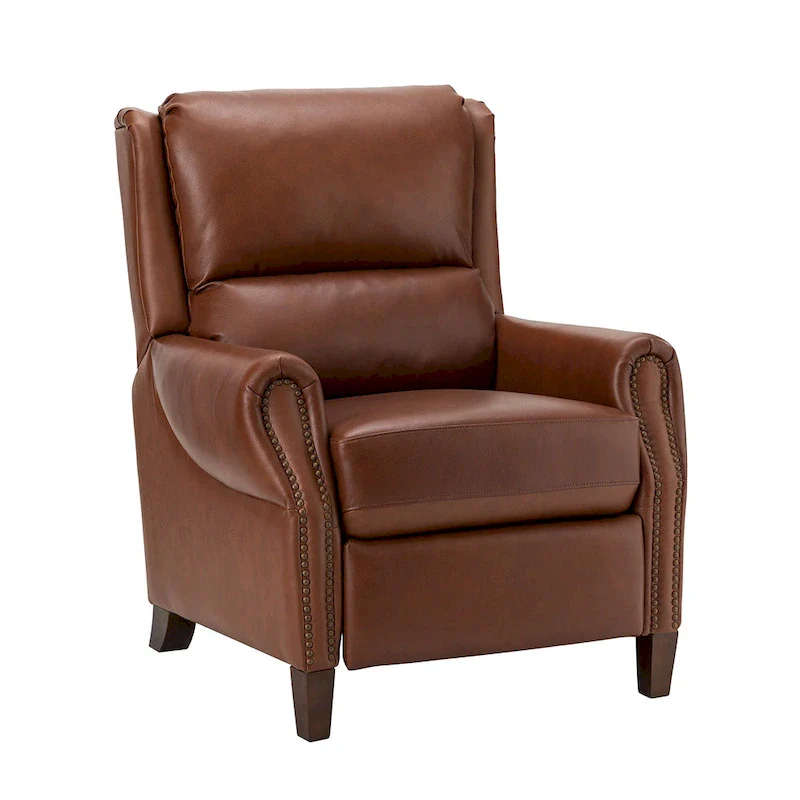 32.68 Wide Genuine Leather Manual Recliner