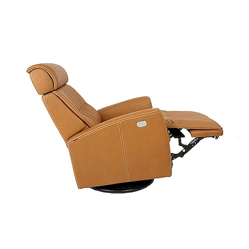 Leather Swing Recliner