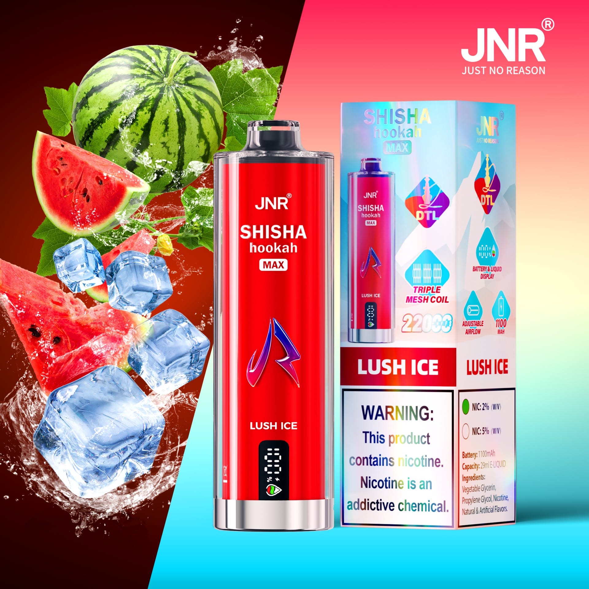 JNR SHISHA MAX 22000