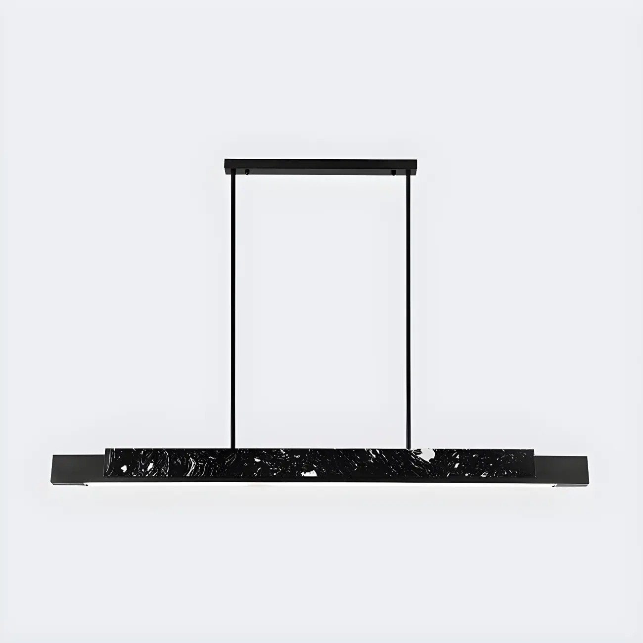 Modern Stone Linear LED Island Pendant Light for Kitchen