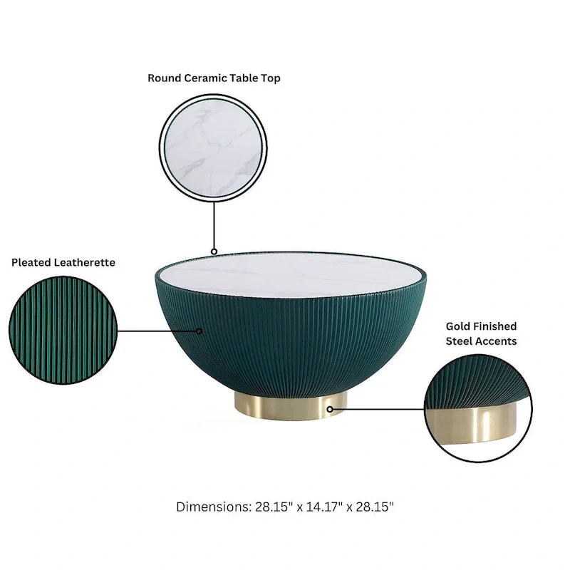 Modern Upholstered Coffee Table