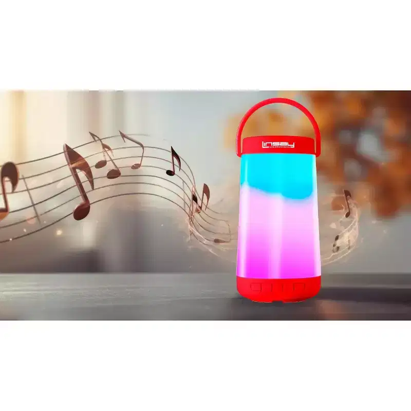LINSAY LED LIGHT PARTY SHOW BLUETOOTH SPEAKER INDOOR / OUTDOOR