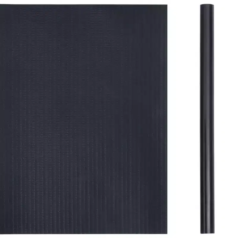 vidaXL Garden Privacy Screens 2 pcs Dark gray 1377.9 x 7.5 PVC - 1377.9 x 7.5 Dark gray 1