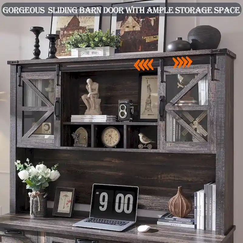 42 Farmhouse Desk Hutch, Only Match Afulyperfllc's Farmhouse Desk