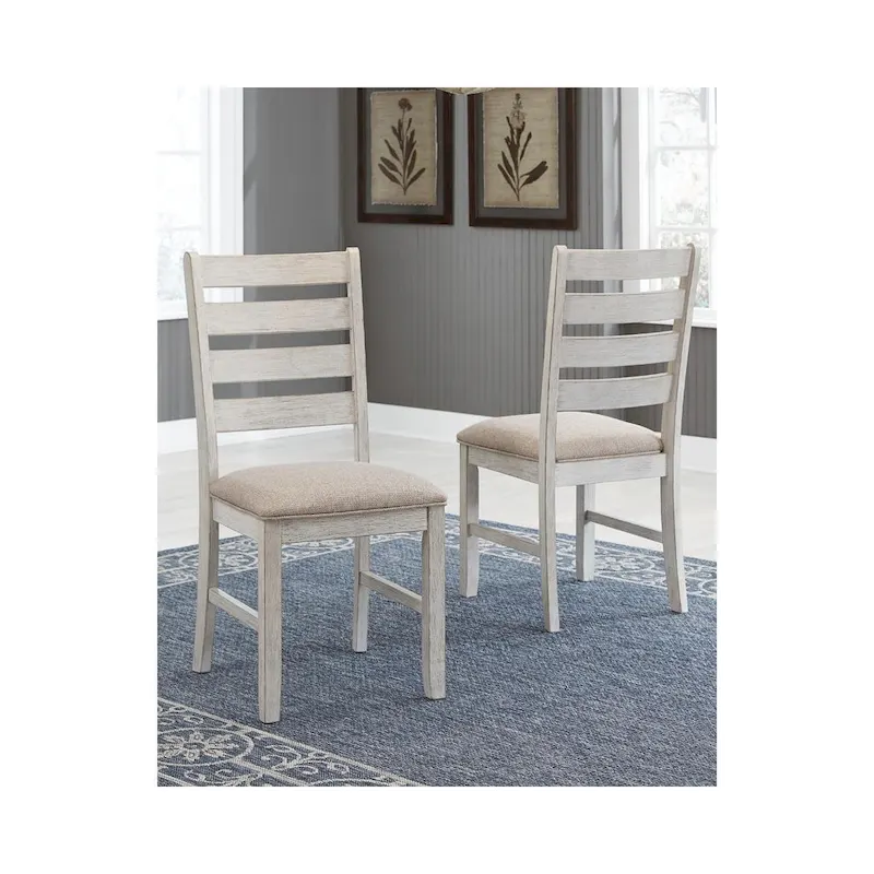 Signature Design by Ashley Skempton Whitewashed Dining Chairs (Set of 2)