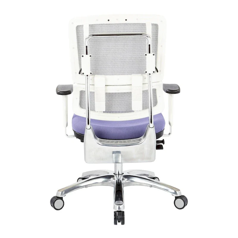 Breathable Mesh Chair with Custom Fabric Seat