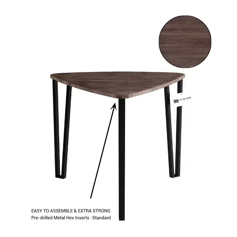 Hastings Home Set of 3 Nesting Tables, Modern Woodgrain Look for Living Room Coffee Tables or Nightstands