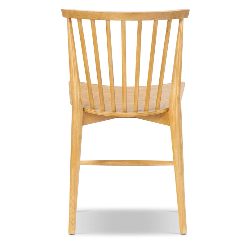 Poly & Bark Ligna Dining Chair - Spindled Bark with Solid Wood Frame