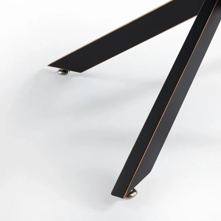 35.4 Round Coffee Table With Glass Top