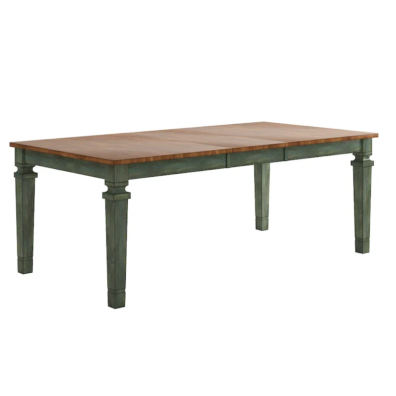 Elena Solid Wood Extendable Dining Table - Classic Style
