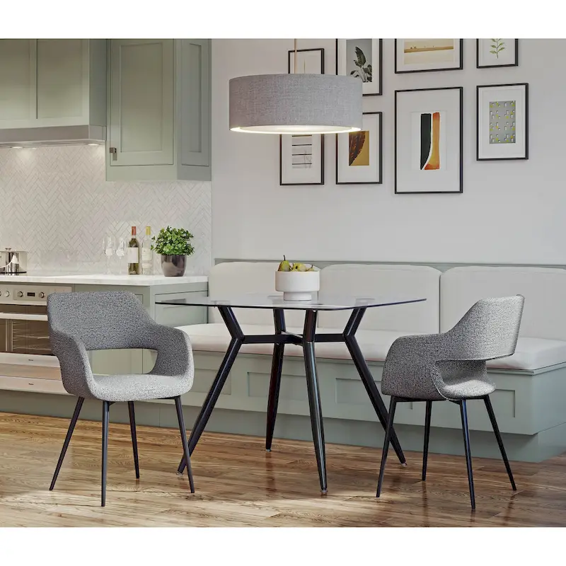 Carson Carrington Vallen Mid-Century Modern Chair (Set of 2)