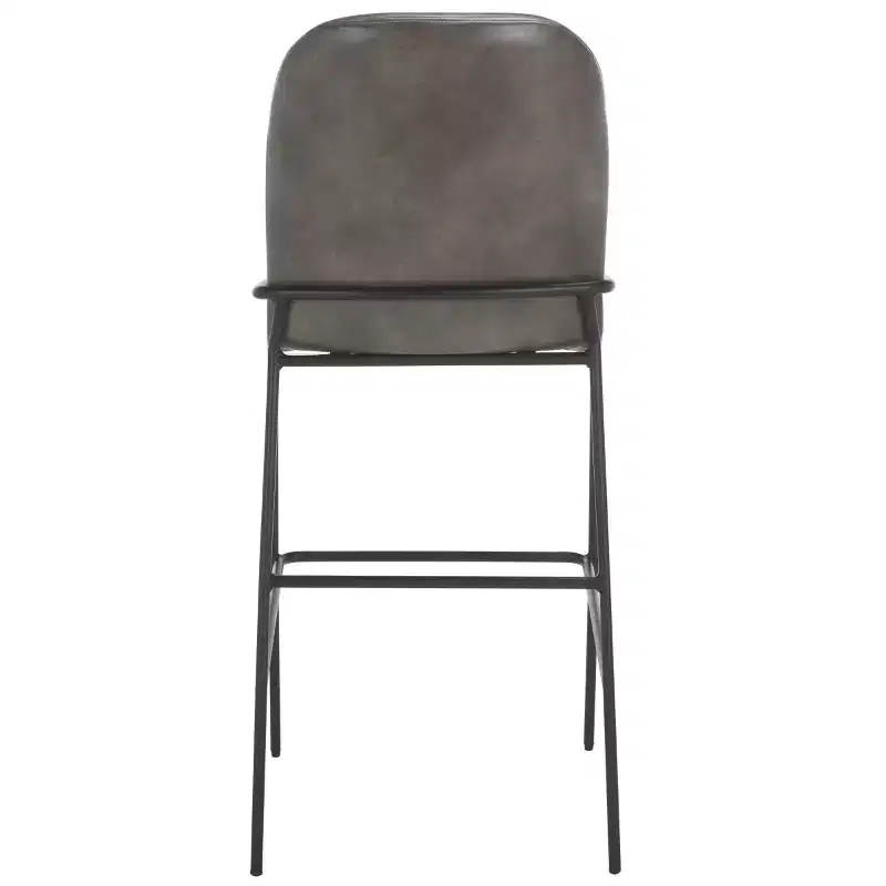 Ivey Bar Stool - BST7512 - Grey/Black - Safavieh