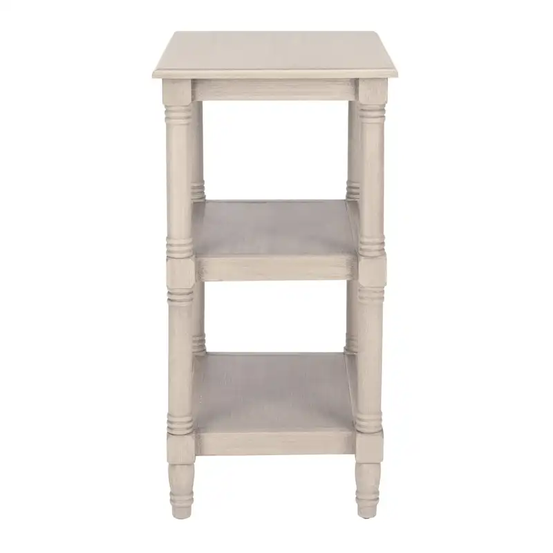 SAFAVIEH Elmira 3-Shelf Accent Table - 19.8 W x 15 L x 30 H - 20Wx15Dx30H