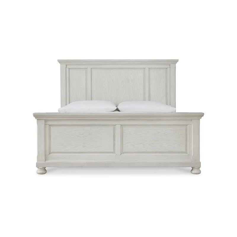 Signature Design by Ashley Robbinsdale Antique White Panel Bed