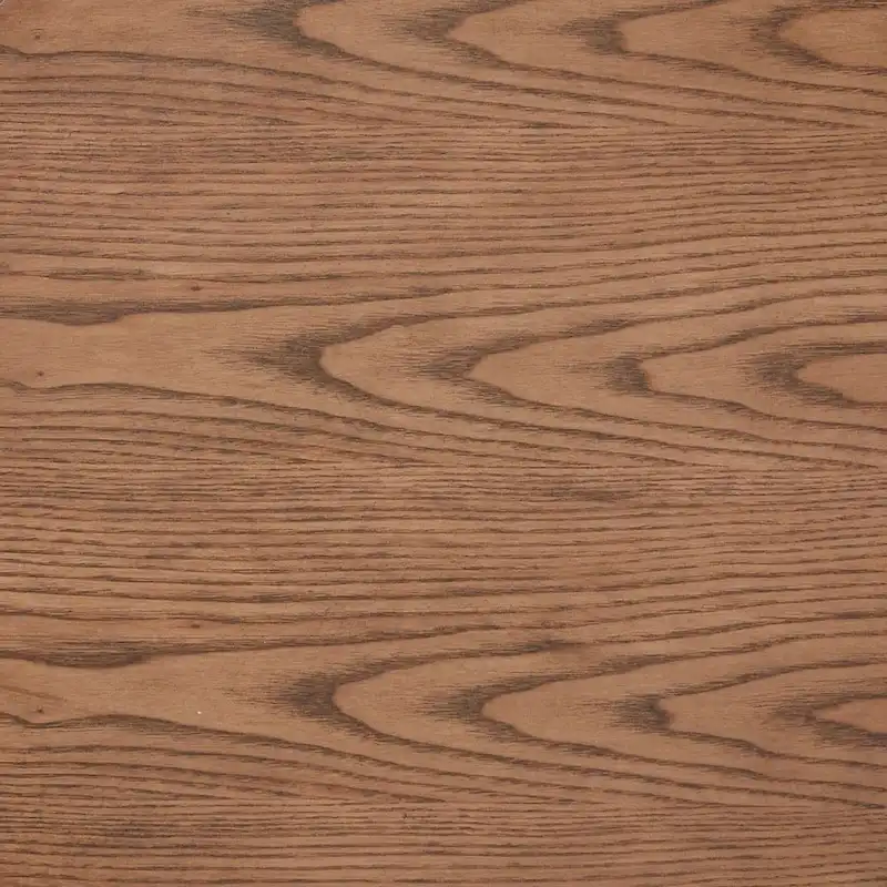 Wood End Table with X-Cross Base - Natural Finish