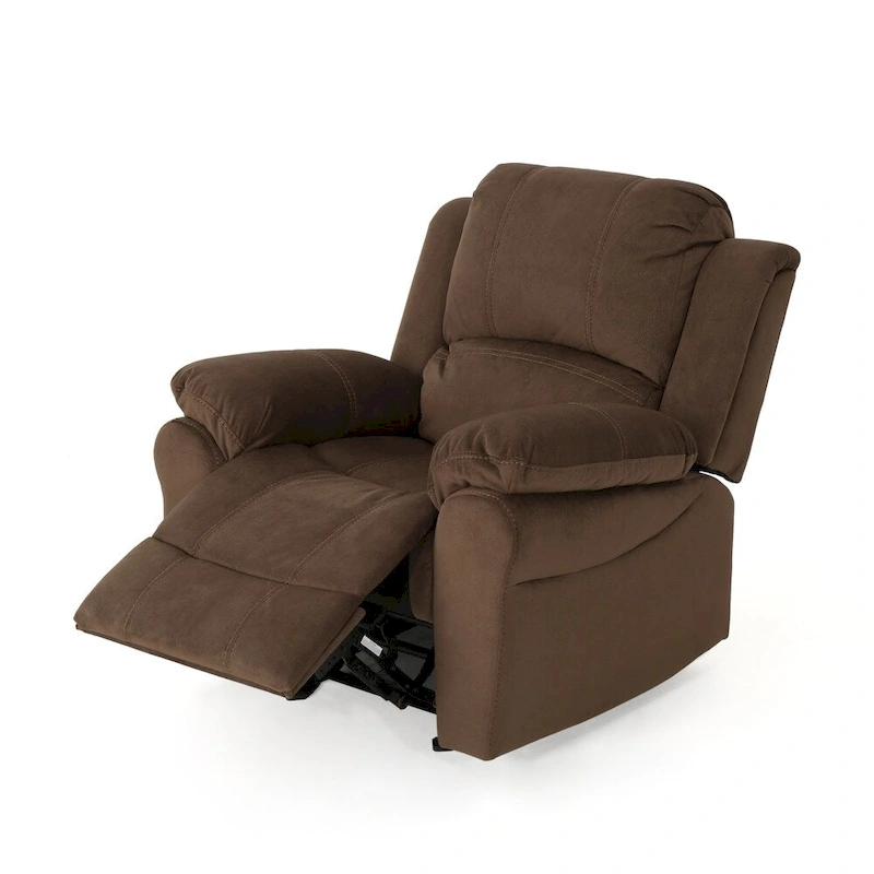 Celestina Bubba Microfiber Gliding Recliner by Christopher Knight Home