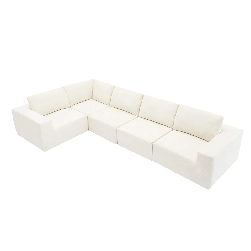 Modular Sectional Sofa, L Shaped Sectional Couch, Cloud Couch Set