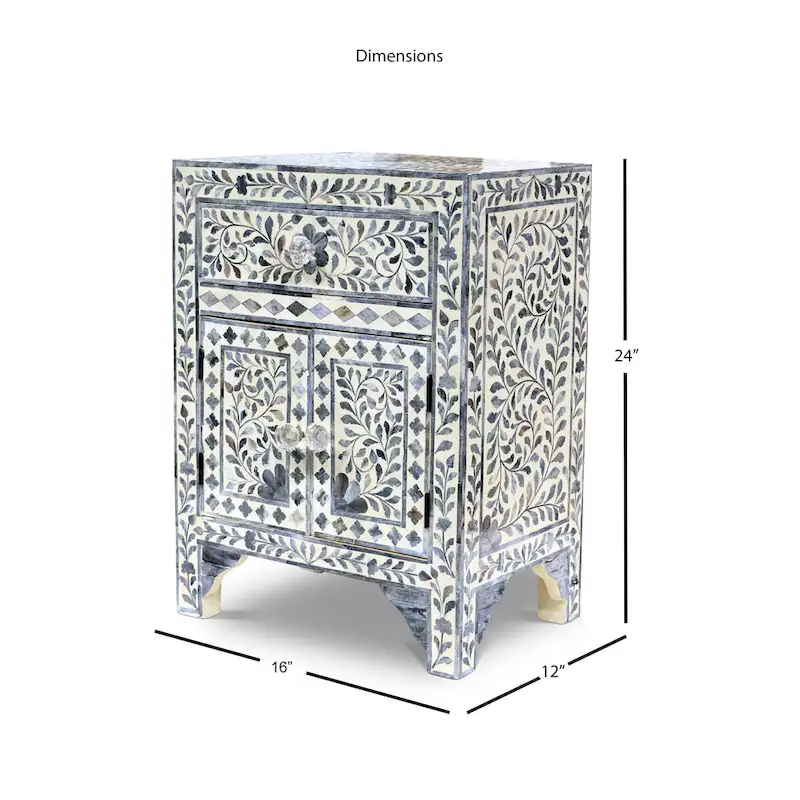 Steve Silver Firoz Bone Inlay Accent Cabinet