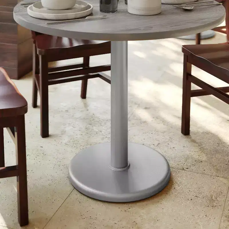 Flash Furniture 18'' Round Restaurant Table Base with 3'' Dia. Table Height Column