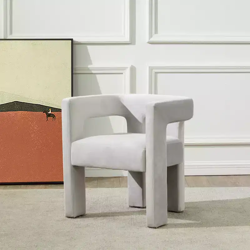 Deandre Contemporary Dining Chair - SFV4785 - Light Grey - Safavieh Couture