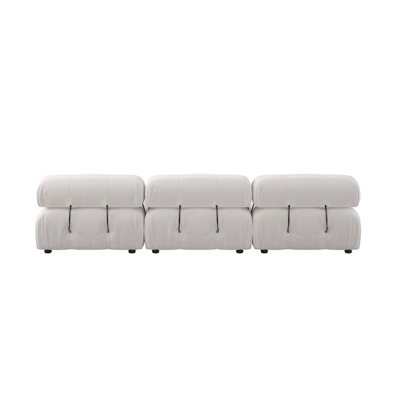 L-shape Velvet Modern Sectional Sofa Soft Couch