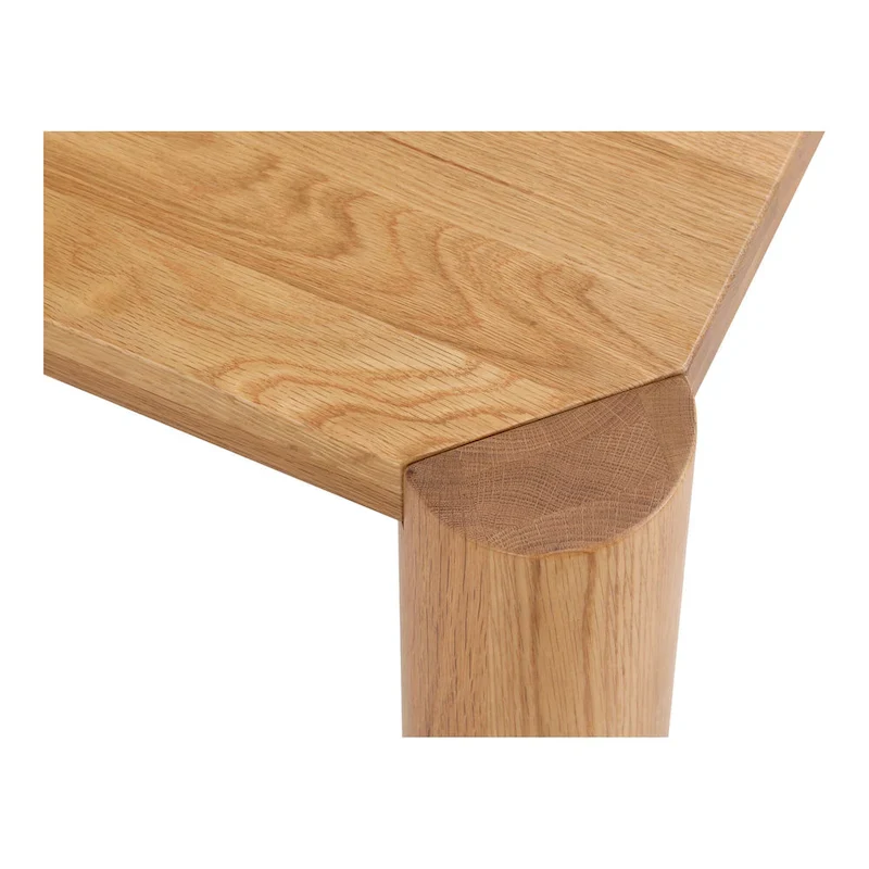 Aurelle Home Posy Modern Solid Oak Dinning Table